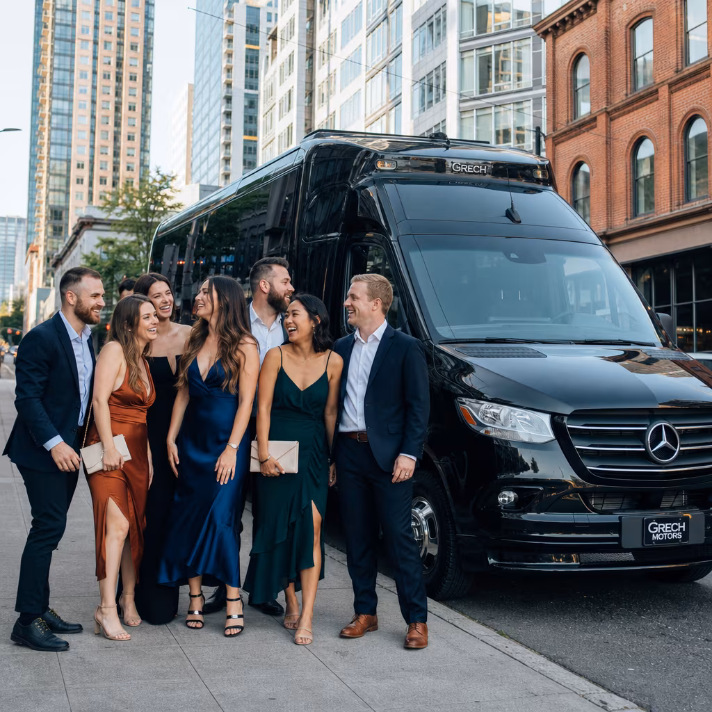 Bachelor and bachelorette party bus