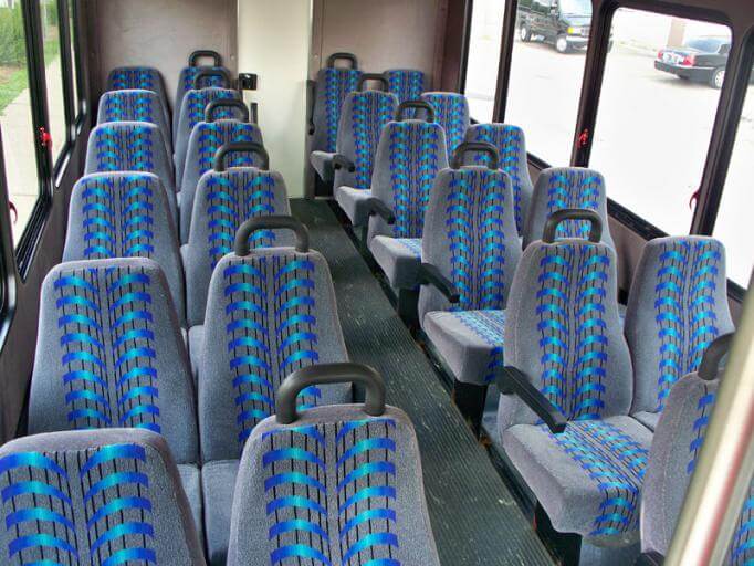 Bellingham 25 Passenger Mini Bus Interior