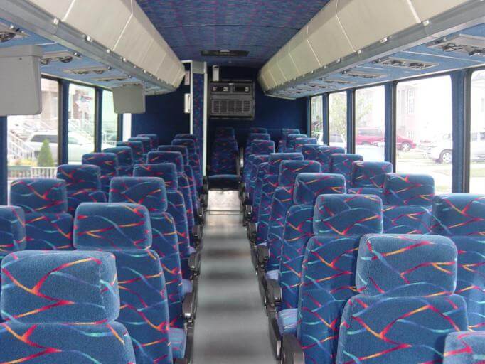 Tacoma 35 Passenger Shuttle Bus Interior