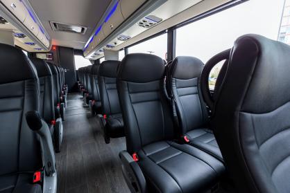 Bellingham 45 Passenger Mini Coach Interior