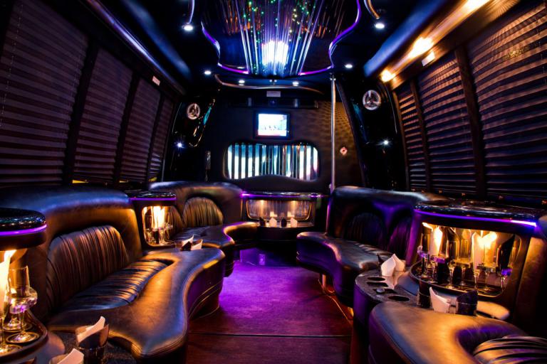 Sammamish 22 Passenger Party Bus Interior