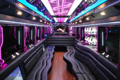 Sammamish 50 Passenger Party Bus Interior